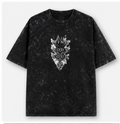 Om Unisex Acid Washed Oversized Tee
